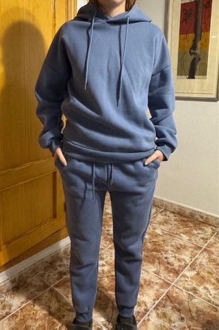 Chándal azul con franela interior