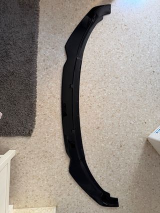 Lip delantero coche negro