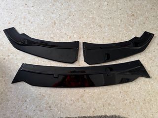 Lip delantero coche negro