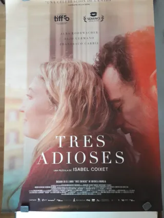 Póster Tres Adioses - Isabel Coixet