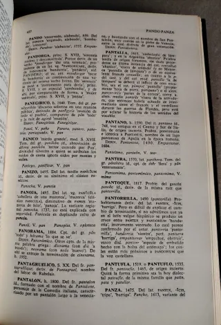 BREVE DICCIONARIO ETIMOLÓGICO DE LA LENGUA CASTELL