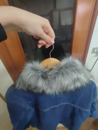 Cazadora vaquera pelo