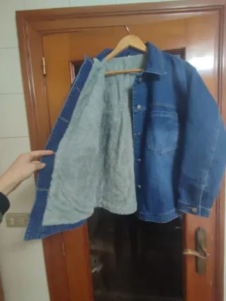 Cazadora vaquera pelo