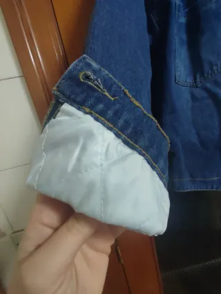 Cazadora vaquera pelo