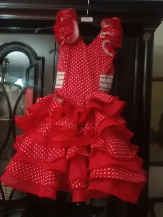 Traje Flamenca Niña 4-6 Años