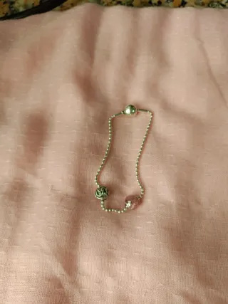 Pulsera Pandora Plata y Rosa