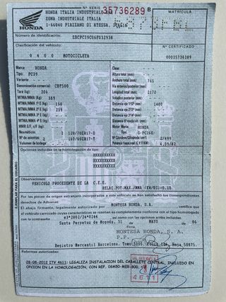 Honda CBF500 Naked Negra