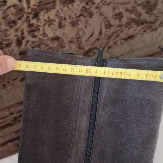 Botas Alpe Talla 39, gris, piel