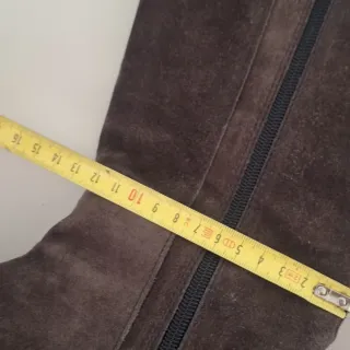 Botas Alpe Talla 39, gris, piel