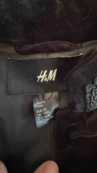 Chaqueta negra estilo domador