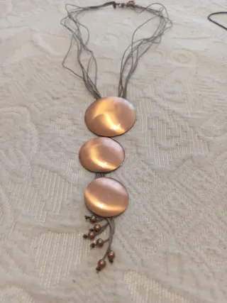 Conjunto Collar y Pendientes con Anillo