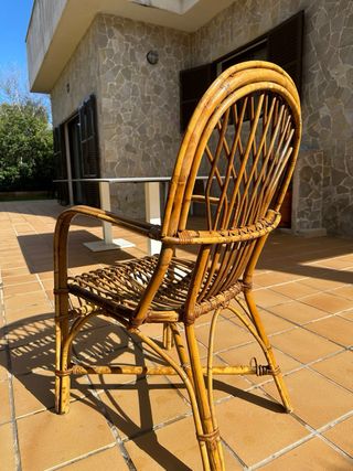 Sillas de mimbre
