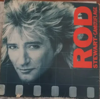 Vinilo Rod Stewart Camouflage