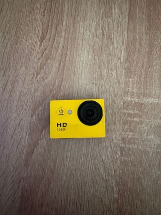 Cámara de acción HD 1080p Amarilla