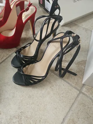 Lote completo ,zapatos Guess ,Lodi ,y Cuple Plata