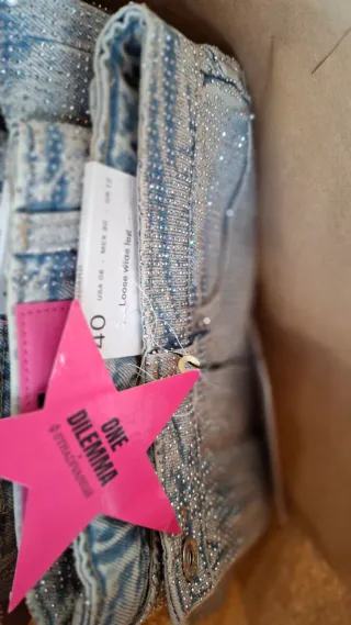 Stradivarius One Dilemma Jeans Talla 40 2 unidades