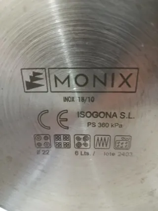 Olla a presión acero inoxidable