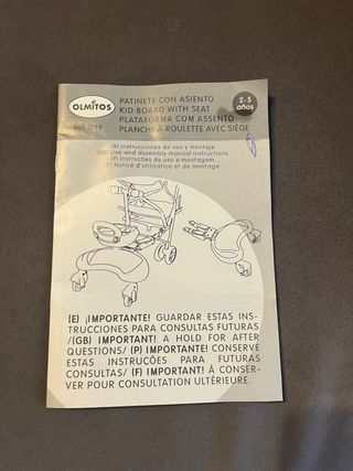 Patinete para cochecito