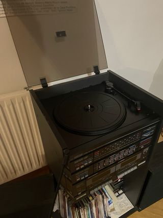 Tocadiscos Vintage Negro