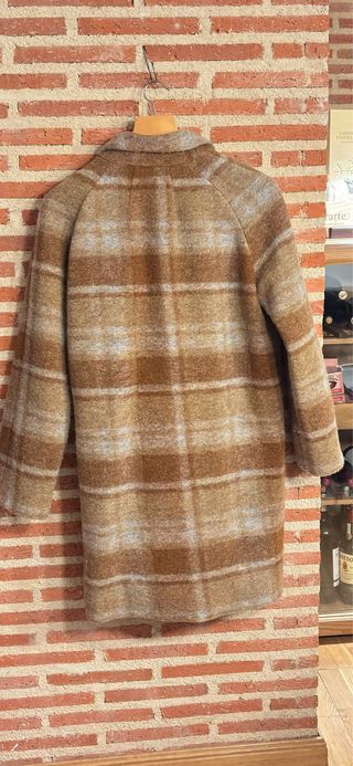 Abrigo Indi & Cold cuadros marrón
