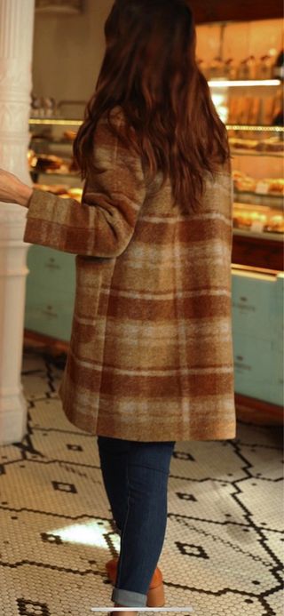 Abrigo Indi & Cold cuadros marrón