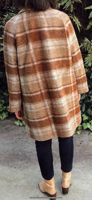 Abrigo Indi & Cold cuadros marrón