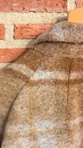 Abrigo Indi & Cold cuadros marrón