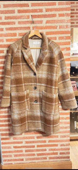 Abrigo Indi & Cold cuadros marrón