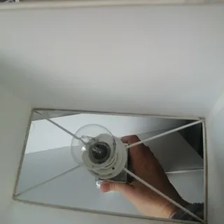 Lámpara de mesa moderna acero inoxidable