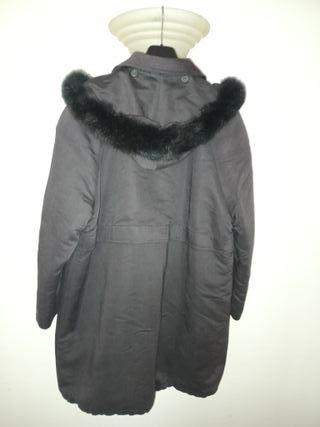 Cappotto donna stile parka con pelliccia