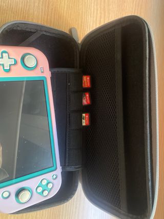 Nintendo Switch Lite-Animal Crossing. Azul 32Gb.