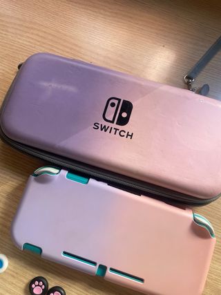 Nintendo Switch Lite-Animal Crossing. Azul 32Gb.