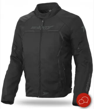 Chaqueta de moto Seventy S-M negra