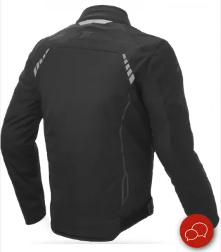 Chaqueta de moto Seventy S-M negra