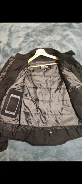 Chaqueta de moto Seventy S-M negra