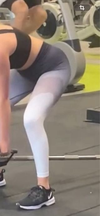 Leggings grises y negros degradados