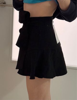 Falda Zara Negra Talla XS