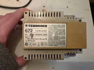 Alimentatore Terraneo 672 220V 30VA 12V 1A