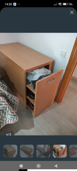 Mueble auxiliar organizador cabecero zapatero