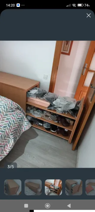 Mueble auxiliar organizador cabecero zapatero