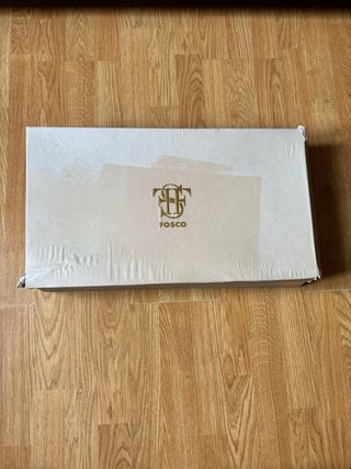 Botas altas negras con tacón en piel