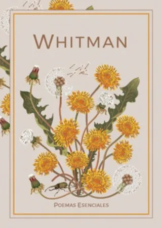 Libro Walt Whitman para Ivaylo