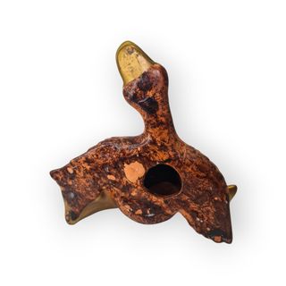 Cerâmica Decorativa Ave Vintage Rústica