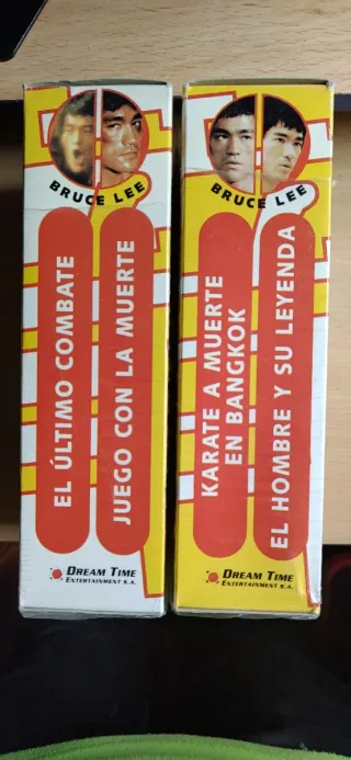 Pack 2 VHS Bruce Lee Clásicos Artes Marciales
