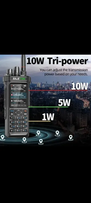 EMISORA CB-27MHZ UHF VHF AEREA HF AM/FM/USB/LSB