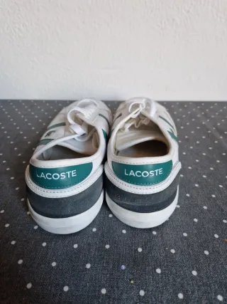 Zapatillas Lacoste Blancas y Verdes