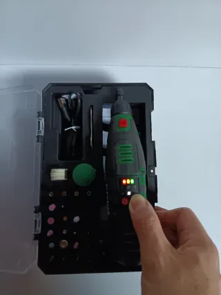 Taladro Parkside tipo Dremel Completo