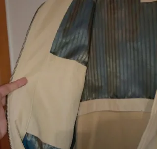 Giacca beige Faciba taglia XL Vintage