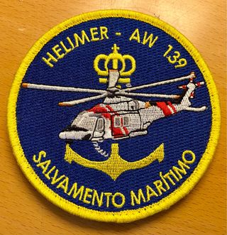 Emblema HELIMER AW 139 Salvamento Marítimo