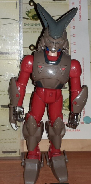 Figure vintage anime anni 80 i 5 Samurai team Evil